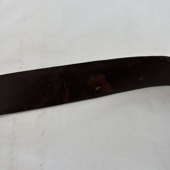 Vintage Yves Saint Laurent Black Leather Belt Men's size 30 - Picture 9 of 10